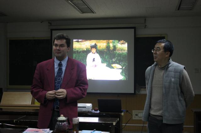 2010年合作者比利时根特大学Alain博士来课题组交流 2010年合作者比利时根特大学Alain博士来课题组交流
